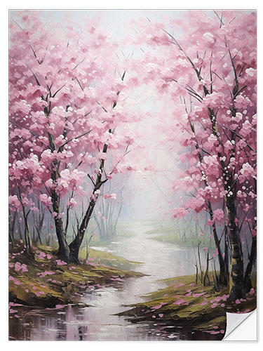 Adesivo murale Cherry Blossom
