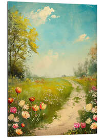 Magnettafel Der Park am Ostersonntag