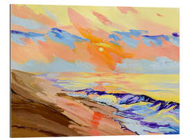 Tableau en plexi-alu Sunset at the Beach