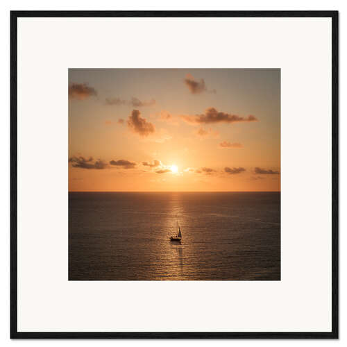 Impression artistique encadrée The World is a Postcard