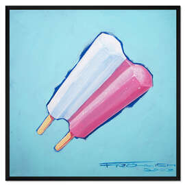 Gerahmter Kunstdruck Doppellutscher