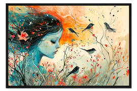 Gerahmter Kunstdruck Traumwelt