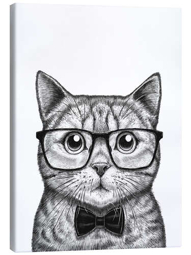 Canvas print Intelligent Cat