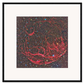 Ingelijste kunstdruk Spaghetti Nebula, Sh2-240