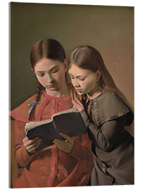 Cuadro de metacrilato The Artist's Sisters Signe and Henriette Reading a Book