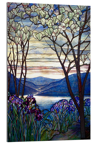 Galleriataulu Vitrail Magnolias et Iris, Tiffany 1908