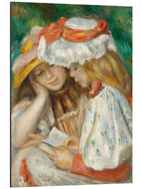 Magnettafel Zwei Mädchen beim Lesen