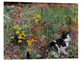 PVC-taulu Cat on a Flowery Meadow, 1887