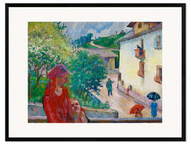 Impression artistique encadrée Spring Rain
