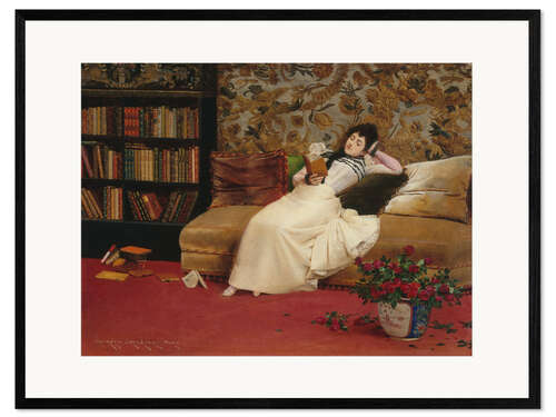 Framed art print Reading