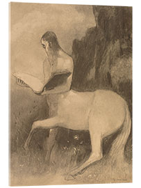 Acrylic print Centaur Reading