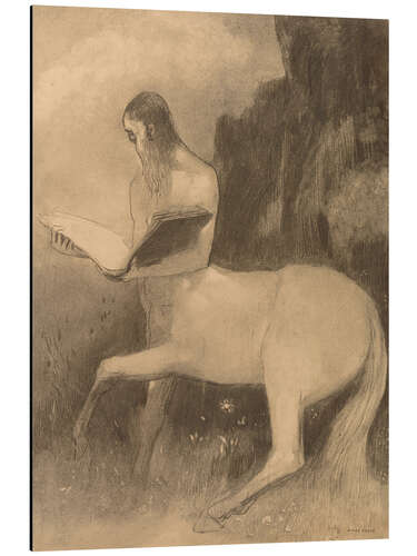 Aluminiumsbilde Centaur Reading