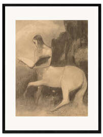 Framed art print Centaur Reading