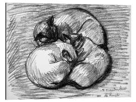 Magnettafel Die Katzen: Tsching, Batzar und Blanc-Blanc