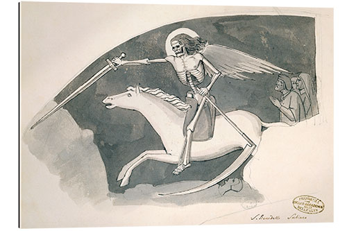 Stampa su plexi-alluminio Death on Horseback, Pierre David Humbert