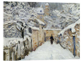 Acrylglas print Snow in Louveciennes