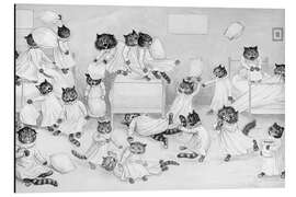 Magnettafel Katzen im Studentenwohnheim