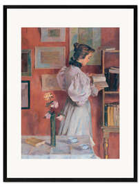Impresión de arte enmarcada Portrait of Sophia Carpenter, Alfredo Muller