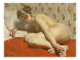 Póster Study of a Nude - Anders Leonard Zorn