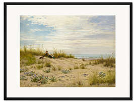 Gerahmter Kunstdruck Sandige Küste, New Wales