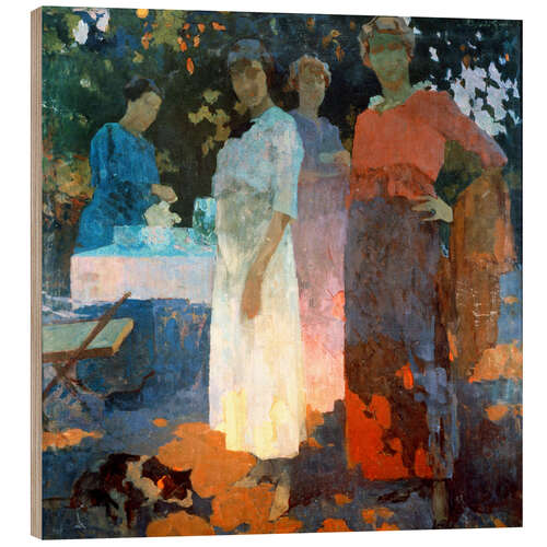 Puutaulu Breakfast in the Garden, Edgardo Curcio