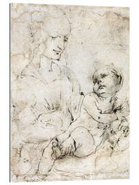 Galleritryk Study for Madonna of the Cat