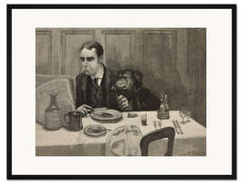 Gerahmter Kunstdruck Alte Kumpels