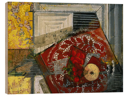 Wood print Still Life with Doily, Alfred Henry Maurer