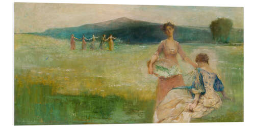 Foam board print Spring, Thomas Wilmer Dewing