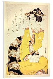 Gallery print A Geisha Reading a Book, Kikugawa Eizan