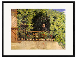Framed art print Portrait of Friedrich Nietzsche, Curt Stoeving, 1894