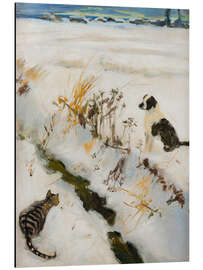 Magnettafel Katze und Hund