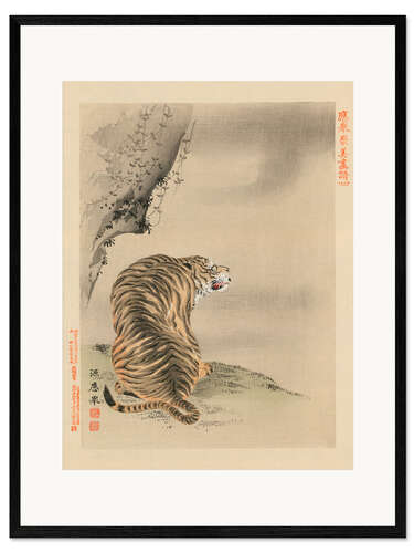 Stampa artistica con cornice Tiger
