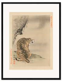 Stampa artistica con cornice Tiger
