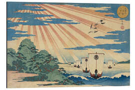 Magnettafel Tempozan Man-sen Nu-shin no Zu, 1838