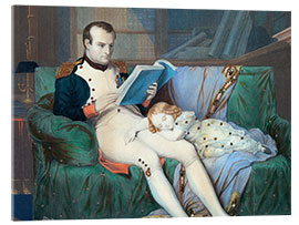 Acrylic print Napoleon Reading with Son