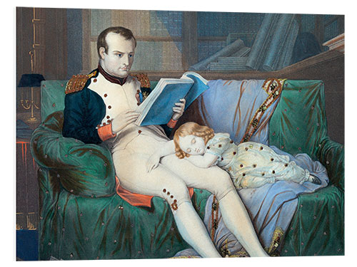 Cuadro de PVC Napoleon Reading with Son