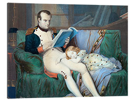 Galleritryk Napoleon Reading with Son