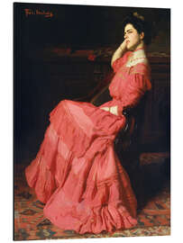 Magnettafel Eine Rose, Thomas Pollock Anshutz, 1907