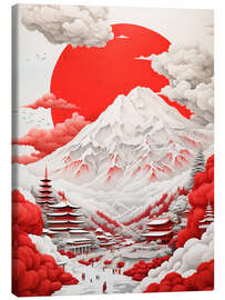 Canvas print Mount Fuji, Japan