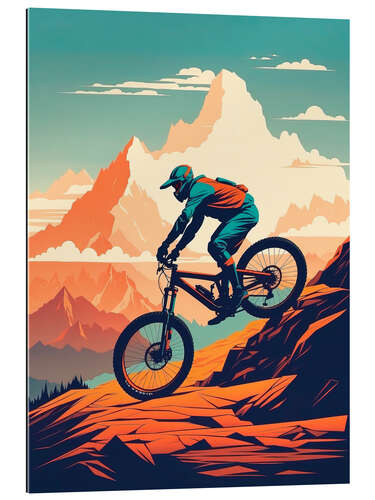 Gallery print Mountain Bike Downhill III