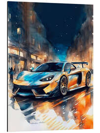 Magnettafel In die Stadt rasen