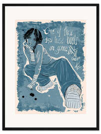 Gerahmter Kunstdruck These boots are made for walking