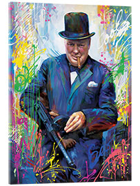 Acrylic print Winston Churchill II