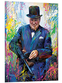 Foam board print Winston Churchill II