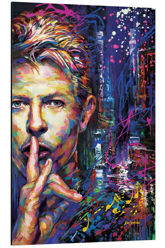 Tableau en aluminium David Bowie