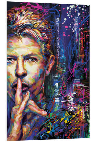 Foam board print David Bowie