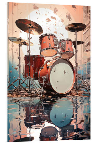 Gallery print Drum Serenity in Pastel Waters