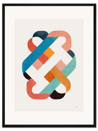 Gerahmter Kunstdruck Knoten III