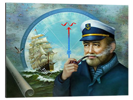 Aluminium print The Captain's Compass